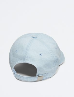 Logo-Flocked Denim Baseball Cap