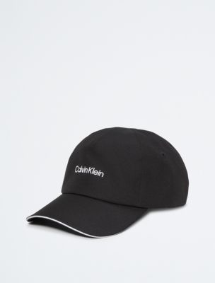 Black calvin 2025 klein baseball cap