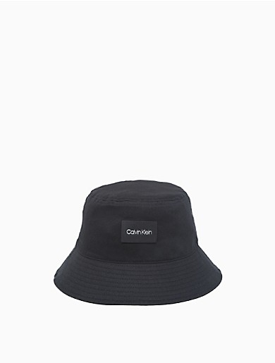 Cotton Twill CK Logo Patch Bucket Hat | Calvin Klein