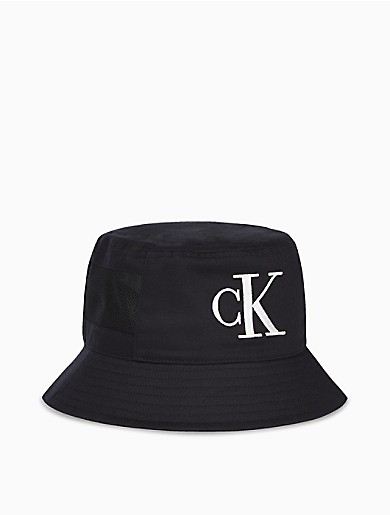 Organic Cotton Monogram Logo Bucket Hat | Calvin Klein
