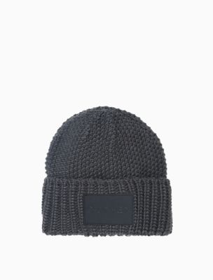 calvin klein patch beanie