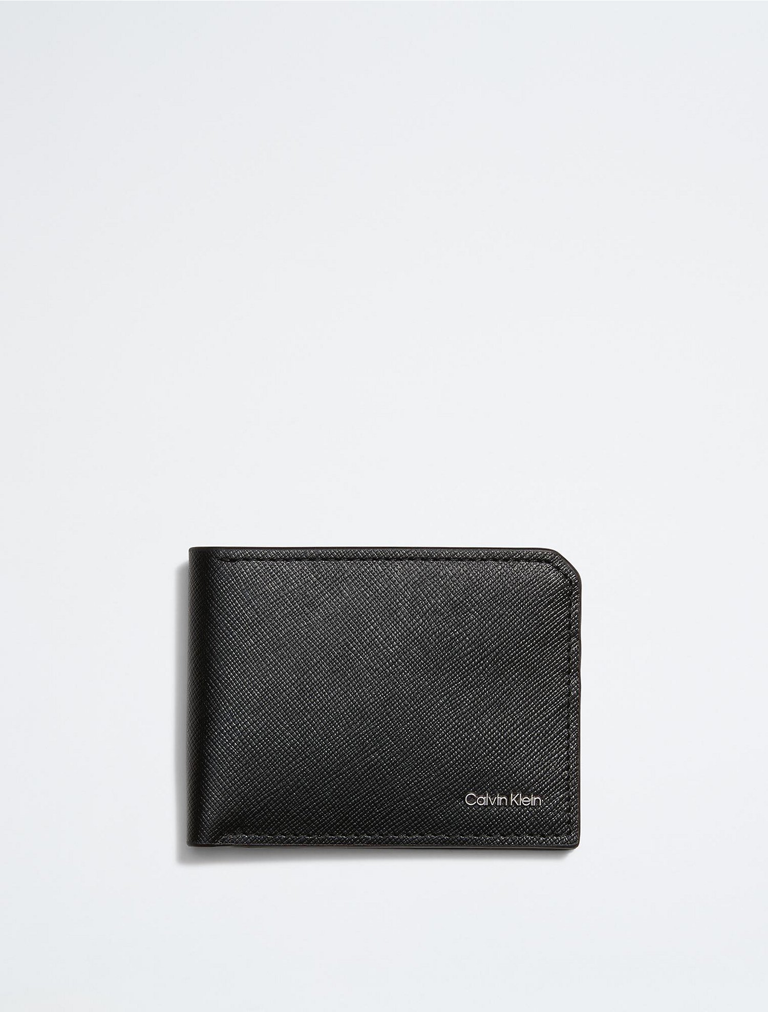 Wegrijden Zoek machine optimalisatie Manieren Saffiano Leather Slim Fold Wallet | Calvin Klein