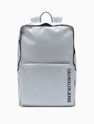 calvin klein backpack silver