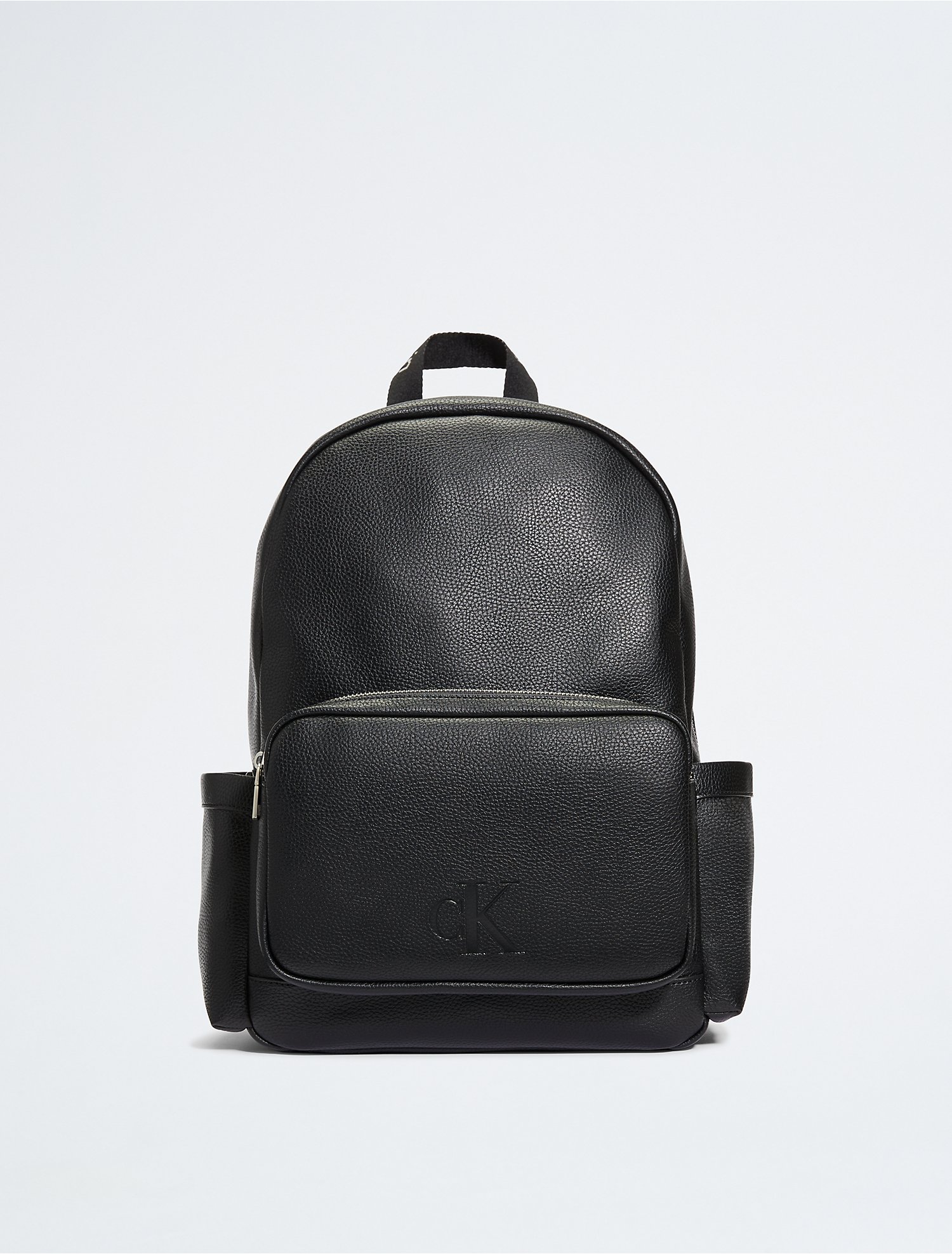 Introducir 37+ imagen backpack calvin klein leather