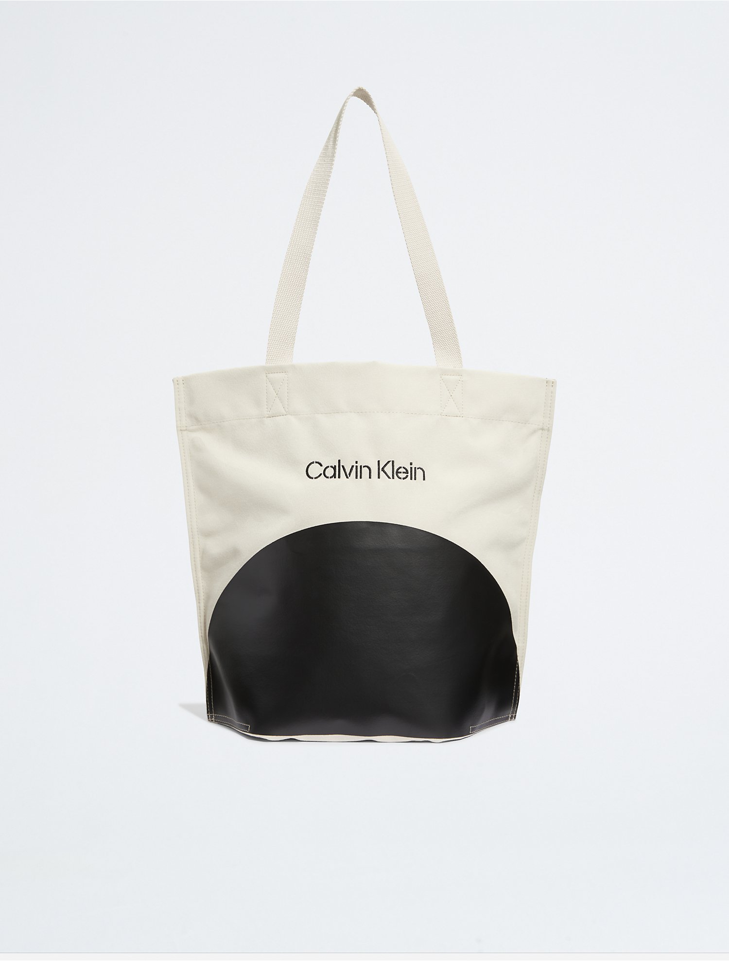 stoel Molester cassette Canvas Contrast Graphic Pinched Tote Bag | Calvin Klein