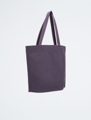 Canvas Contrast Graphic Pinched Tote Bag | Calvin Klein