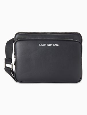 calvin klein flat cross body bag