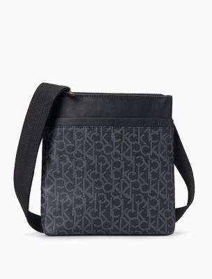 calvin klein flat cross body bag