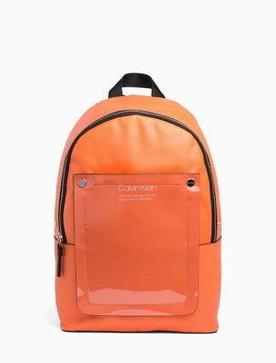 calvin klein backpack orange