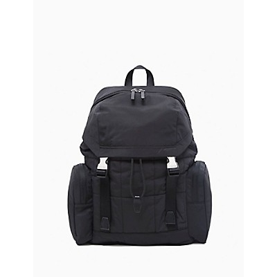 Rectangle Quilted Large Flap Backpack | Calvin Klein