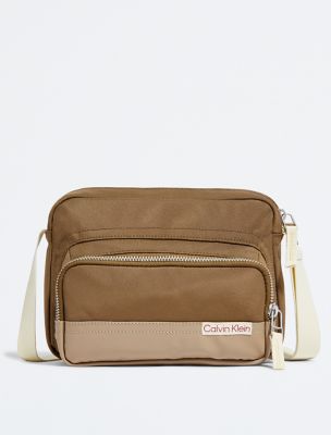 Calvin Klein, Bags, Calvin Klein Brown Leather Tote