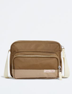 calvin klein crossbody bag beige