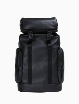 calvin klein leather backpack