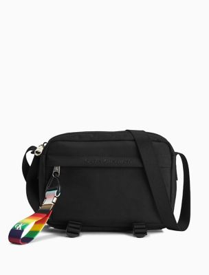 Pride Logo Utility Crossbody Bag, Black