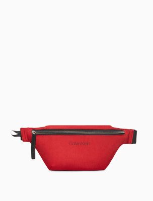 calvin klein leather fanny pack