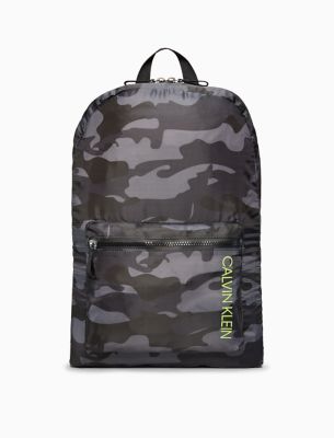 calvin klein logo backpack