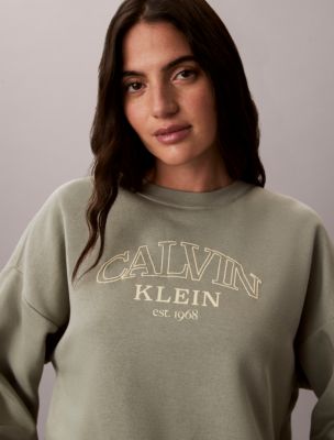 Женские худи Calvin Klein Fleece Logo Graphic Relaxed Sweatshirt — фото 2