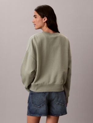 Женские худи Calvin Klein Fleece Logo Graphic Relaxed Sweatshirt — фото 4