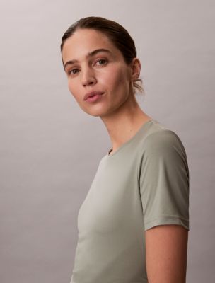Женские футболки Calvin Klein Ruched Slim T-Shirt — фото 3