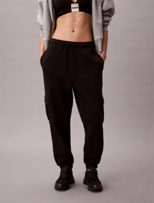 Женские брюки Calvin Klein Monogram Fleece Cargo Joggers — фото 2