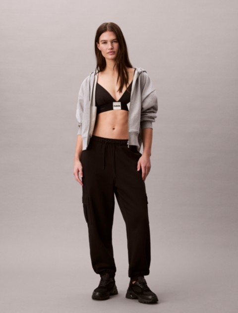 Женские брюки Calvin Klein Monogram Fleece Cargo Joggers