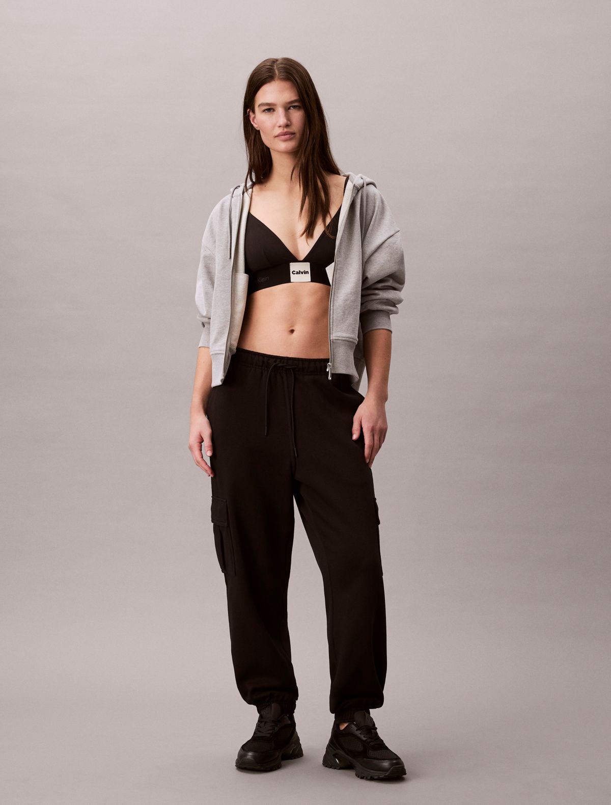 Monogram Fleece Cargo Joggers