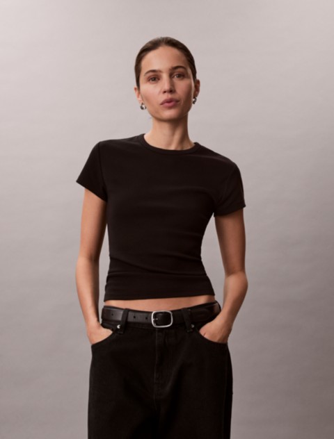 Женские футболки Calvin Klein Refined Baby Tee