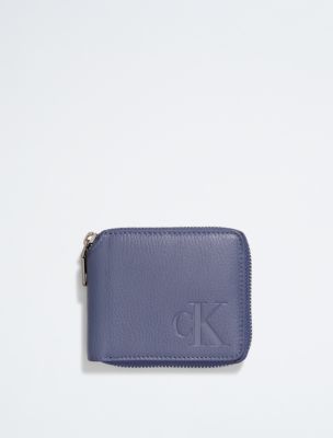 All Day Compact Zip Wallet, Crayon Blue