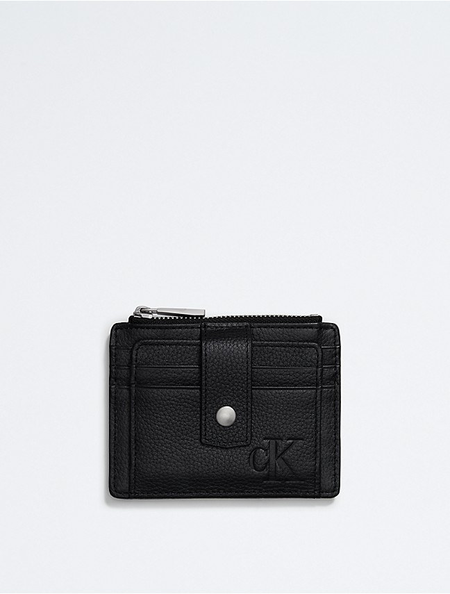 Wallet Bifold Calvin Leather Klein Saffiano Card | Case