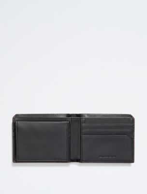 Calvin klein shop saffiano leather wristlet