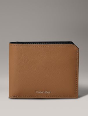 Calvin klein leather bifold wallet hotsell