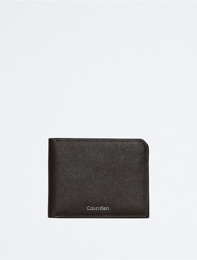Airpods Wallet Saffiano | Case Klein Set Refined + Gift Leather Calvin Bifold