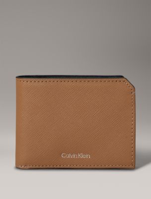 Calvin klein men's wallet cheap with zipper