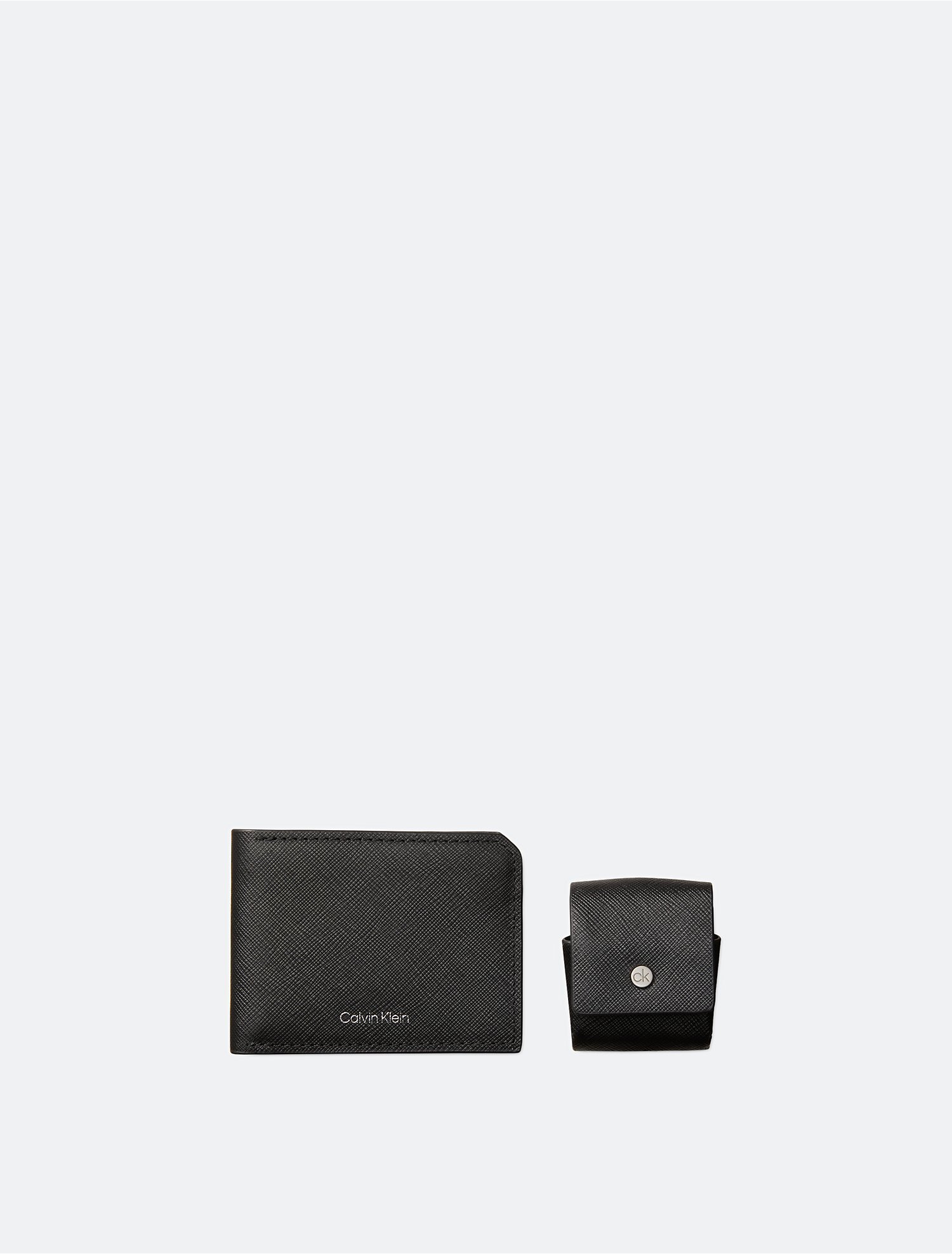 Saffiano Leather Bifold Wallet + Airpods Case Gift Set | Calvin Klein