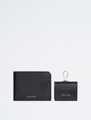 Calvin Klein Louise Saffiano Leather Key Item Tote gold