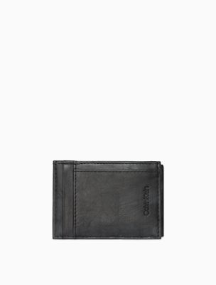 calvin klein men's wallet with coin pocket