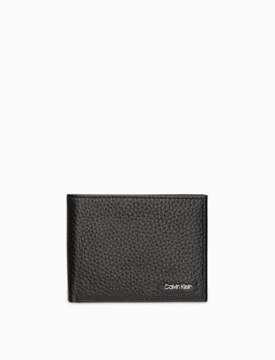 calvin klein wallet leather