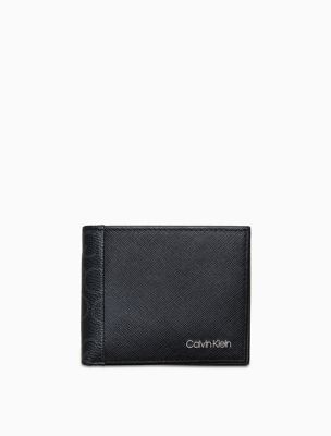 calvin klein black and gold purse