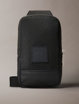 Calvin klein leather crossbody bag sale