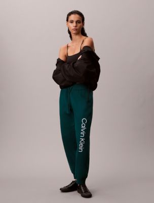 Женские брюки Calvin Klein Fleece Logo Graphic Joggers — фото 5