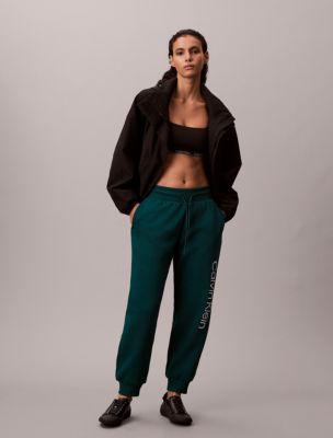 Fleece Logo Graphic Joggers, Maya