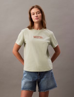 Glitter Logo Classic T-Shirt, Swamp