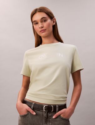 Foil Logo Slim T-Shirt, Halcyon Green