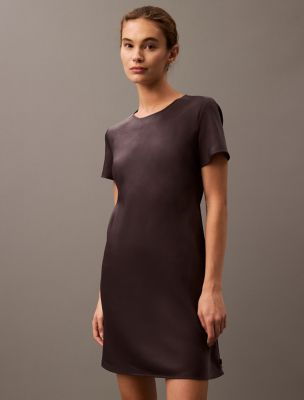 calvin klein t shirt dress sale Calvin Klein Monologo Mini T-Shirt Dress
