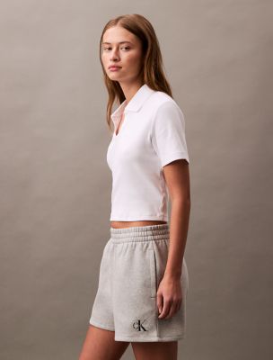 Monogram Logo Fleece Shorts, Heroic Heather