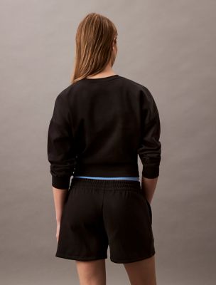 Женские шорты Calvin Klein Monologo Fleece Pull-On Shorts — фото 4