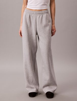 Женские брюки Calvin Klein Monologo Fleece Wide Leg Sweatpants — фото 4