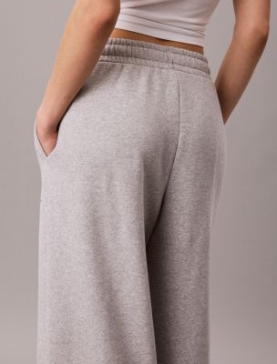 Женские брюки Calvin Klein Monologo Fleece Wide Leg Sweatpants — фото 5