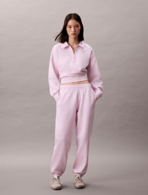 Archive Logo Fleece Joggers, Spring Lilac 