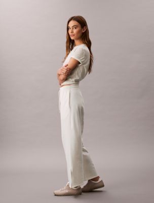 French Terry Wide Leg Sweatpants | Calvin Klein